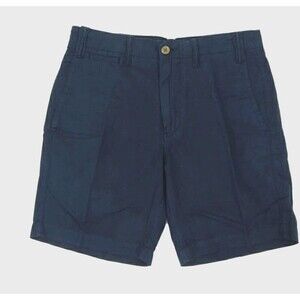 Polo Ralph Lauren Mens Shorts Sz 40 Chino Classic Fit Linen Blend Flat Front